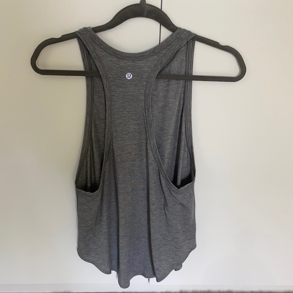 LuluLemon Grey Tank Racerback - Picture 2 of 2